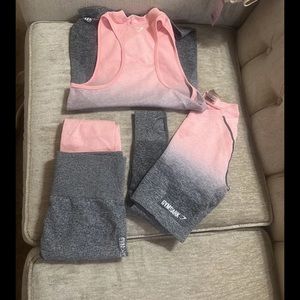 Gymshark activewear set bundle